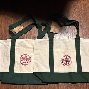 Trader Joe's Canvas Tote Bags
